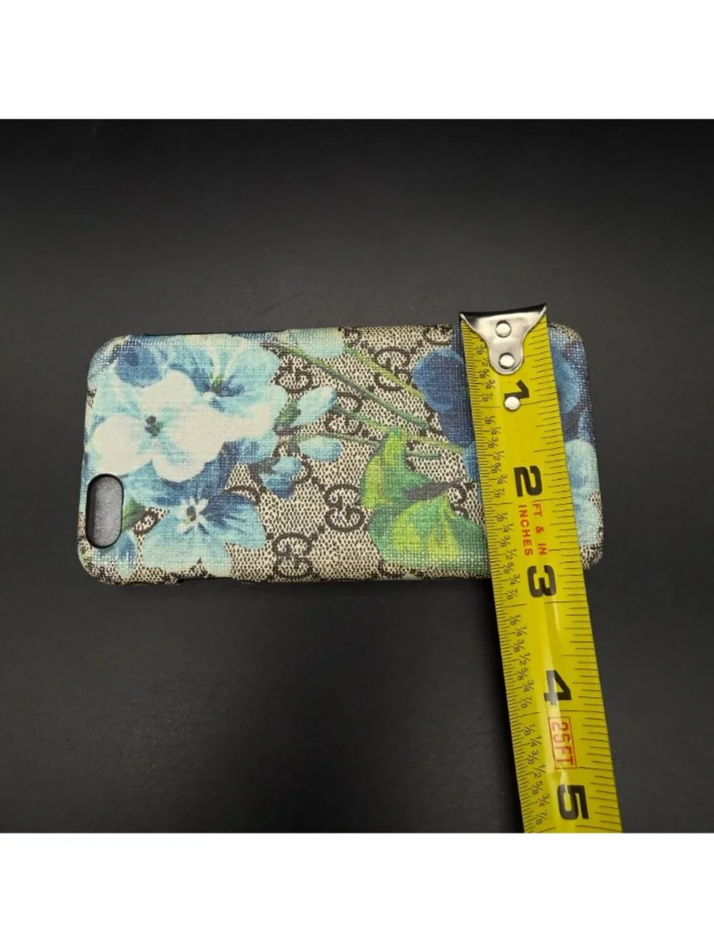 Gucci GG Blooms Blue Floral iPhone Case 6/6s Plus w Box Designer Luxury Logo